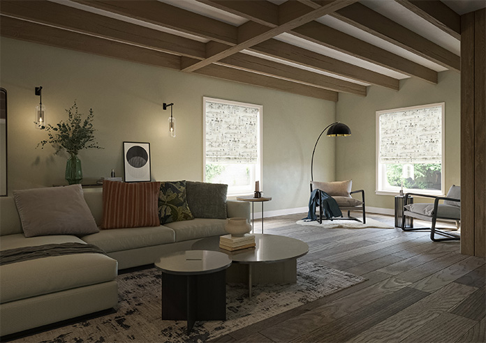 Voyage, Parchment - Twist&Fit Roman Blind - Image 6